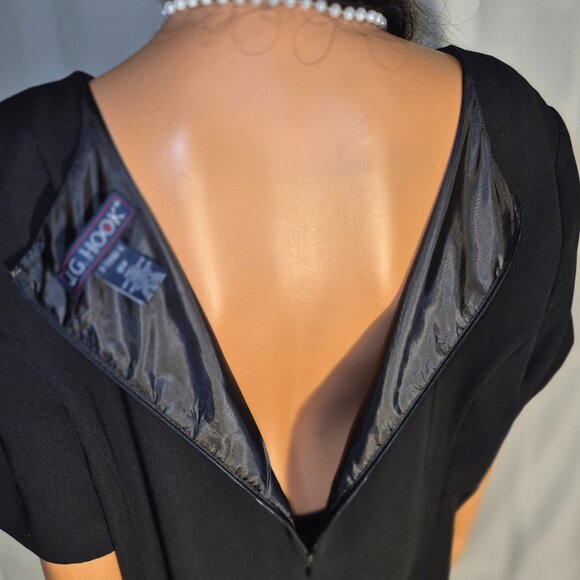 J.G. Hook Long black dress in size 18W - Picture 9 of 16